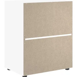 vidaXL Dressoir VISNES 60x40x73 cm bewerkt hout zwart