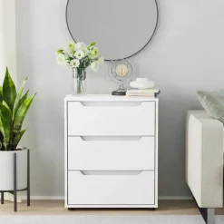 vidaXL Dressoir VISNES 60x40x73 cm bewerkt hout zwart