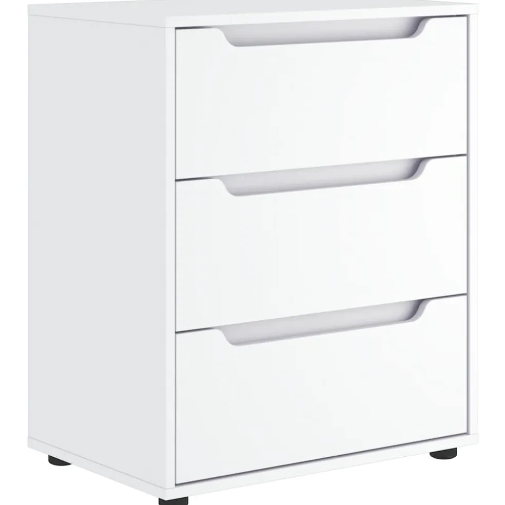 vidaXL Dressoir VISNES 60x40x73 cm bewerkt hout zwart