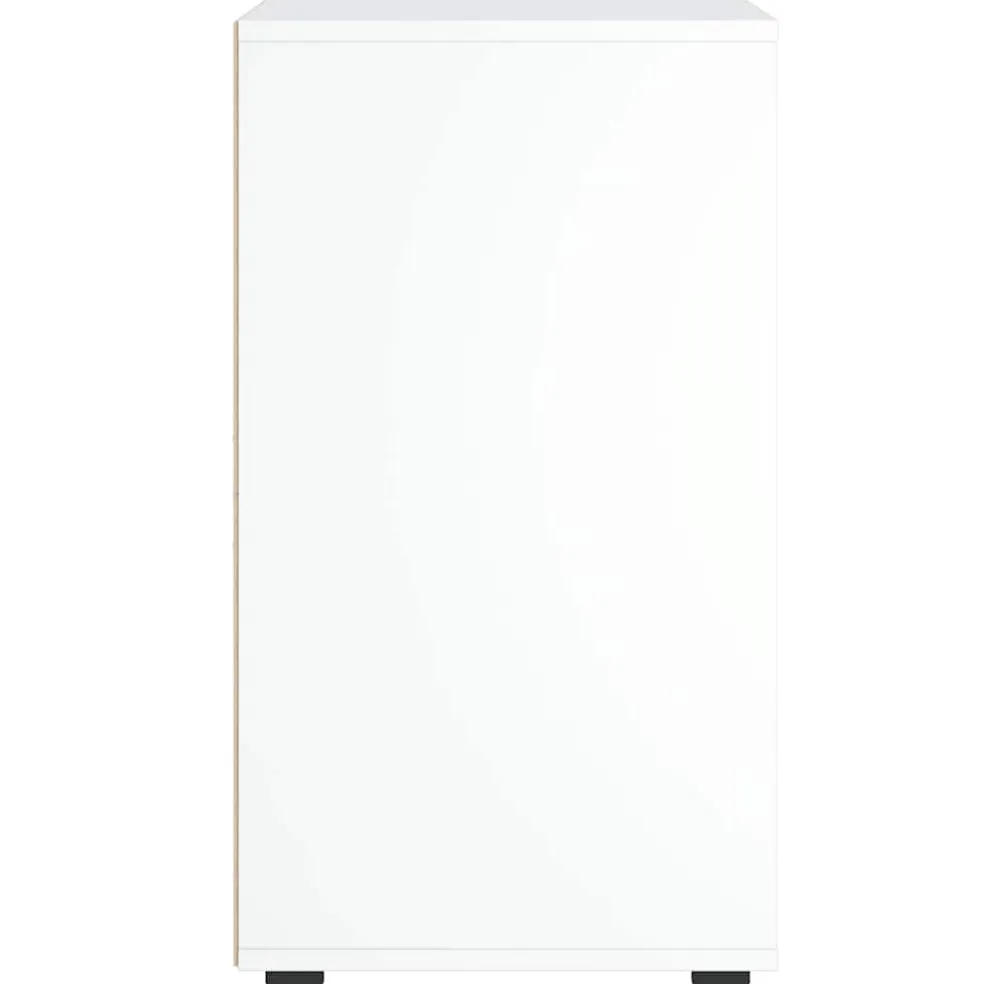 vidaXL Dressoir VISNES 60x40x73 cm bewerkt hout zwart