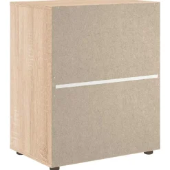 vidaXL Dressoir VISNES 60x40x73 cm spaanplaat sonoma eikenkleurig