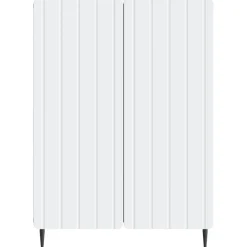vidaXL Dressoir Wit 66 x 34,5 x 92 cm Bewerkt hout