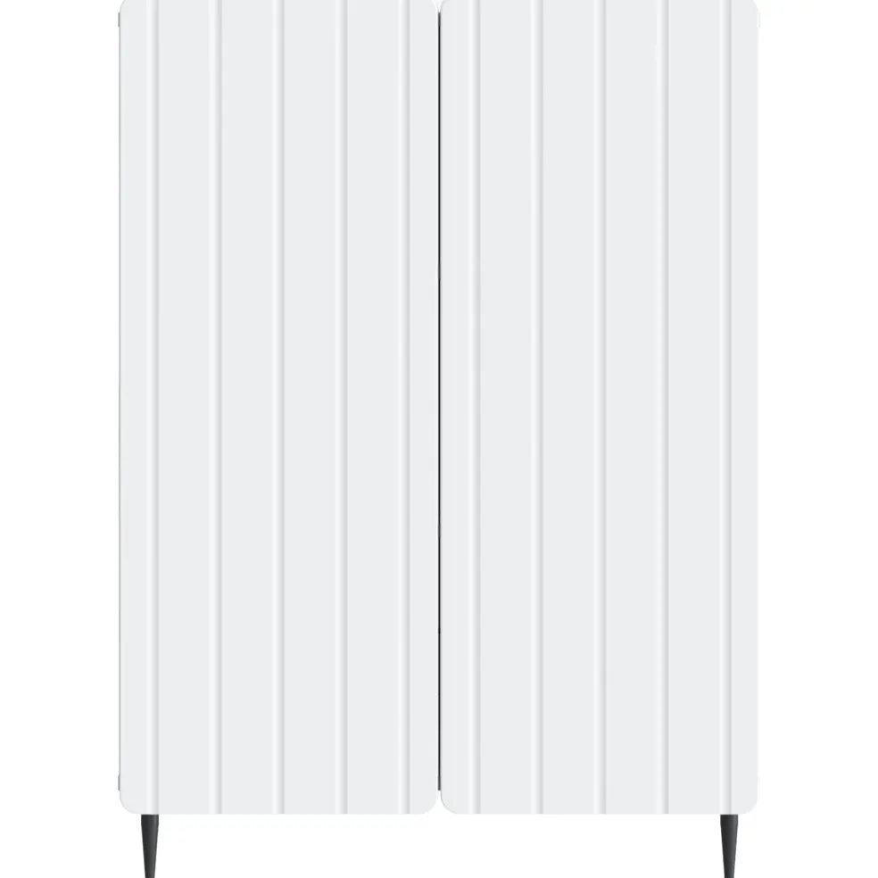 vidaXL Dressoir Wit 66 x 34,5 x 92 cm Bewerkt hout
