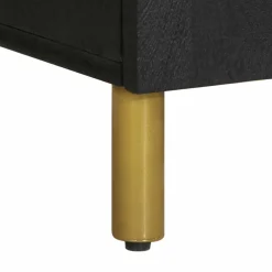 vidaXL Dressoir 60x33x75 cm bewerkt hout zwart