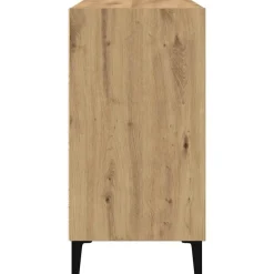 vidaXL Dressoir 103,5x35x70 cm bewerkt hout artisanaal eikenkleurig