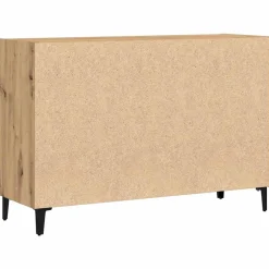 vidaXL Dressoir 103,5x35x70 cm bewerkt hout artisanaal eikenkleurig