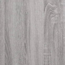 vidaXL Dressoir 34,5x34x90 cm bewerkt hout grijs sonoma eikenkleurig