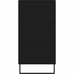 vidaXL Dressoir 57x35x70 cm bewerkt hout zwart