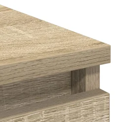 vidaXL Dressoir 100x35x99 cm bewerkt hout sonoma eikenkleurig