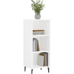 vidaXL Dressoir 34,5x32,5x90 cm bewerkt hout wit