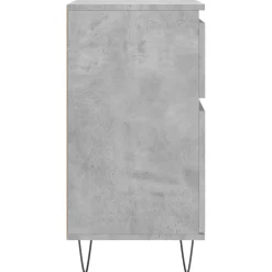 vidaXL Dressoir 60x35x70 cm bewerkt hout betongrijs
