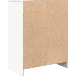 vidaXL Dressoir 70x35x67,5 cm bewerkt hout hoogglans wit