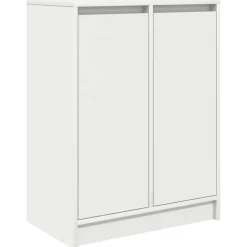 vidaXL Dressoir 57x34x76 cm bewerkt hout wit