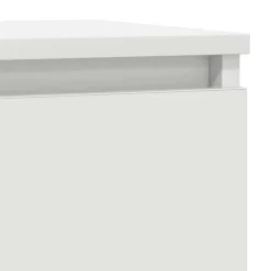 vidaXL Dressoir 70x35x67,5 cm bewerkt hout hoogglans wit