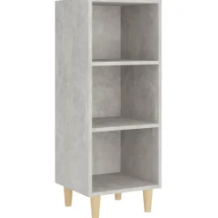 vidaXL Dressoir 34,5x32,5x90 cm bewerkt hout betongrijs