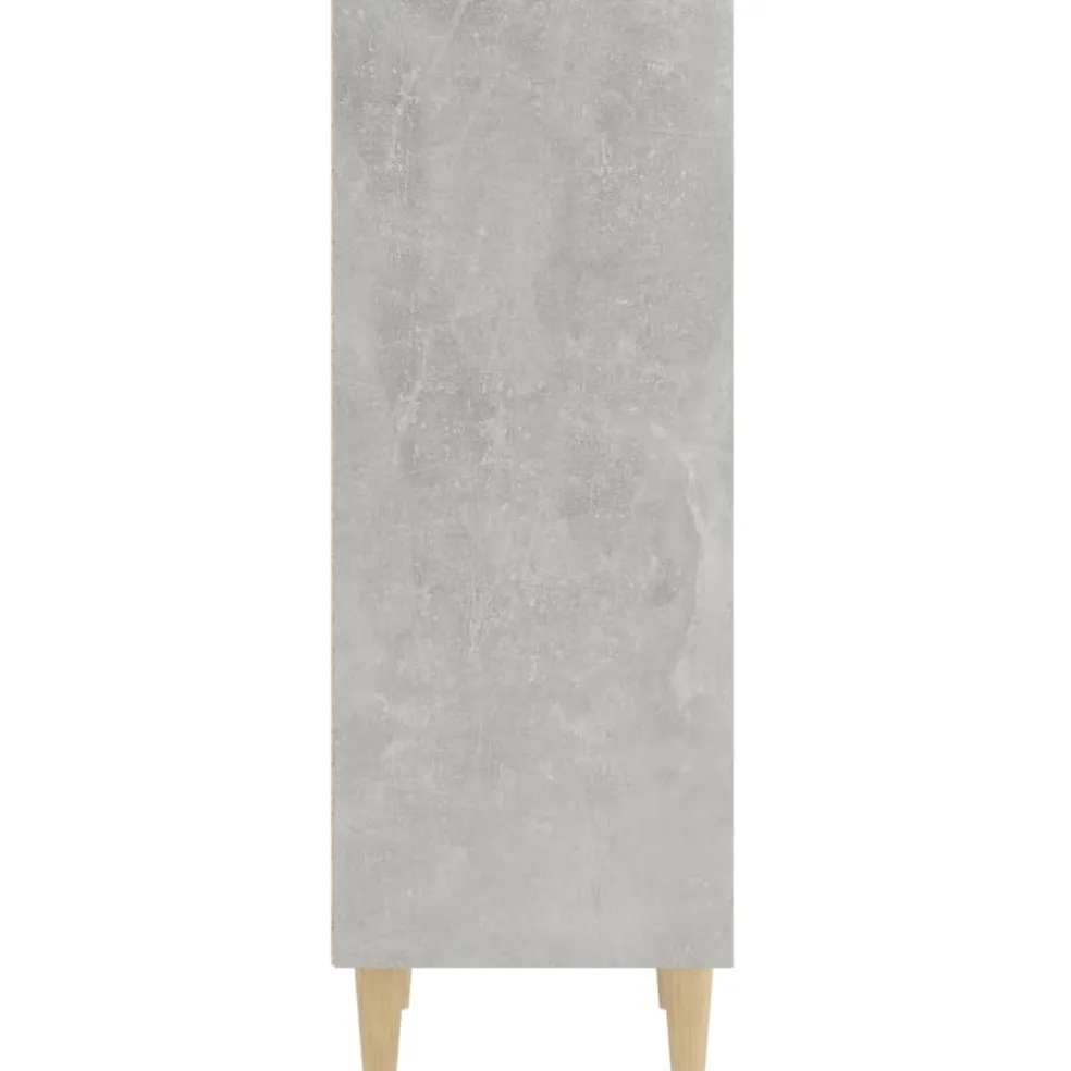vidaXL Dressoir 34,5x32,5x90 cm bewerkt hout betongrijs