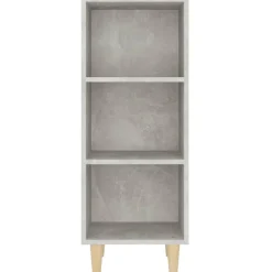 vidaXL Dressoir 34,5x32,5x90 cm bewerkt hout betongrijs
