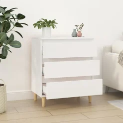 vidaXL Dressoir 60x35x70 cm bewerkt hout wit