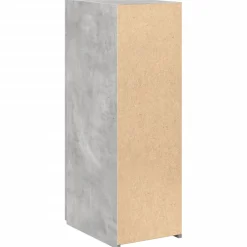 vidaXL Dressoir 30x42,5x93 cm bewerkt hout betongrijs
