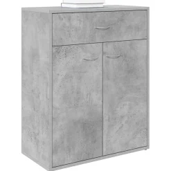 vidaXL Dressoir 30x30x70 cm bewerkt hout gerookt eikenkleurig