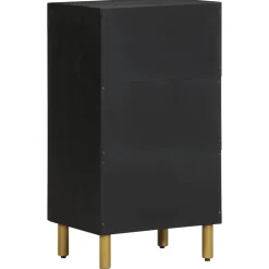 vidaXL Dressoir 40x33x75 cm bewerkt hout zwart