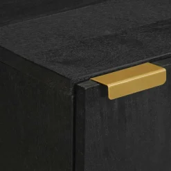 vidaXL Dressoir 40x33x75 cm bewerkt hout zwart