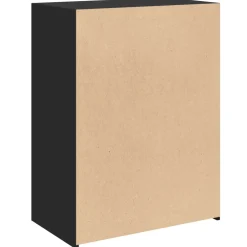 vidaXL Dressoir 70x41x93 cm bewerkt hout zwart