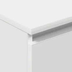 vidaXL Dressoir 60x35x98,5 cm bewerkt hout wit