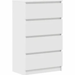vidaXL Dressoir 60x35x98,5 cm bewerkt hout wit