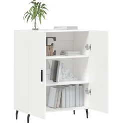 vidaXL Dressoir 69,5x34x90 cm bewerkt hout wit