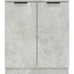 vidaXL Dressoir 60x30x70 cm bewerkt hout betongrijs
