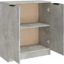 vidaXL Dressoir 60x30x70 cm bewerkt hout betongrijs