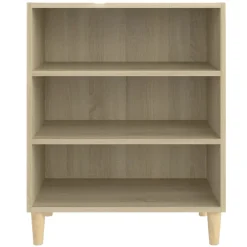 vidaXL Dressoir 57x35x70 cm bewerkt hout sonoma eikenkleurig