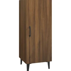 vidaXL Dressoir 34,5x34x90 cm bewerkt hout bruin eikenkleur