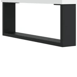 vidaXL Dressoir 69,5x34x90 cm bewerkt hout wit