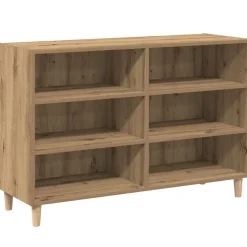 vidaXL Dressoir 103,5x35x70 cm bewerkt hout artisanaal eikenkleurig