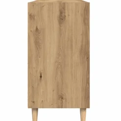 vidaXL Dressoir 103,5x35x70 cm bewerkt hout artisanaal eikenkleurig