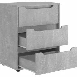 vidaXL Dressoir 60x40x73 cm spaanplaat betongrijs betongrijs