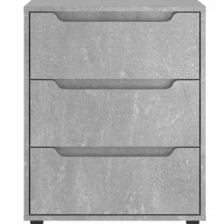 vidaXL Dressoir 60x40x73 cm spaanplaat betongrijs betongrijs