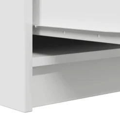 vidaXL Dressoir 29,5x34x76 cm spaanplaat wit