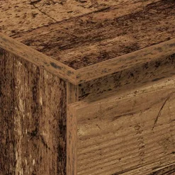 vidaXL Dressoir 60x35x98,5 cm spaanplaat oud hout