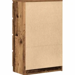 vidaXL Dressoir 60x35x98,5 cm spaanplaat oud hout