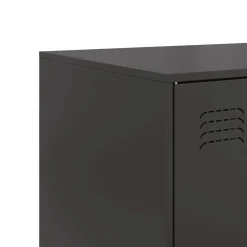 vidaXL Dressoir 99x39x73 cm staal zwart