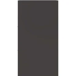 vidaXL Dressoir 99x39x73 cm staal zwart