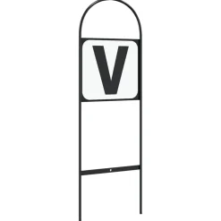 vidaXL Dressuurletters 12 st staal