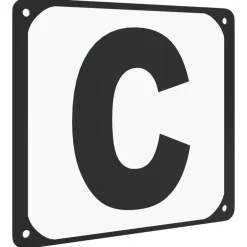 vidaXL Dressuurletters 12 st staal