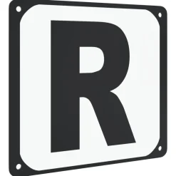 vidaXL Dressuurletters 12 st staal