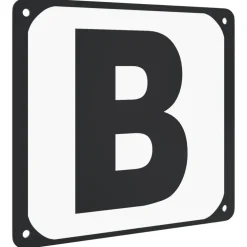 vidaXL Dressuurletters 12 st staal