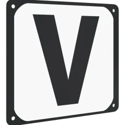 vidaXL Dressuurletters 12 st staal