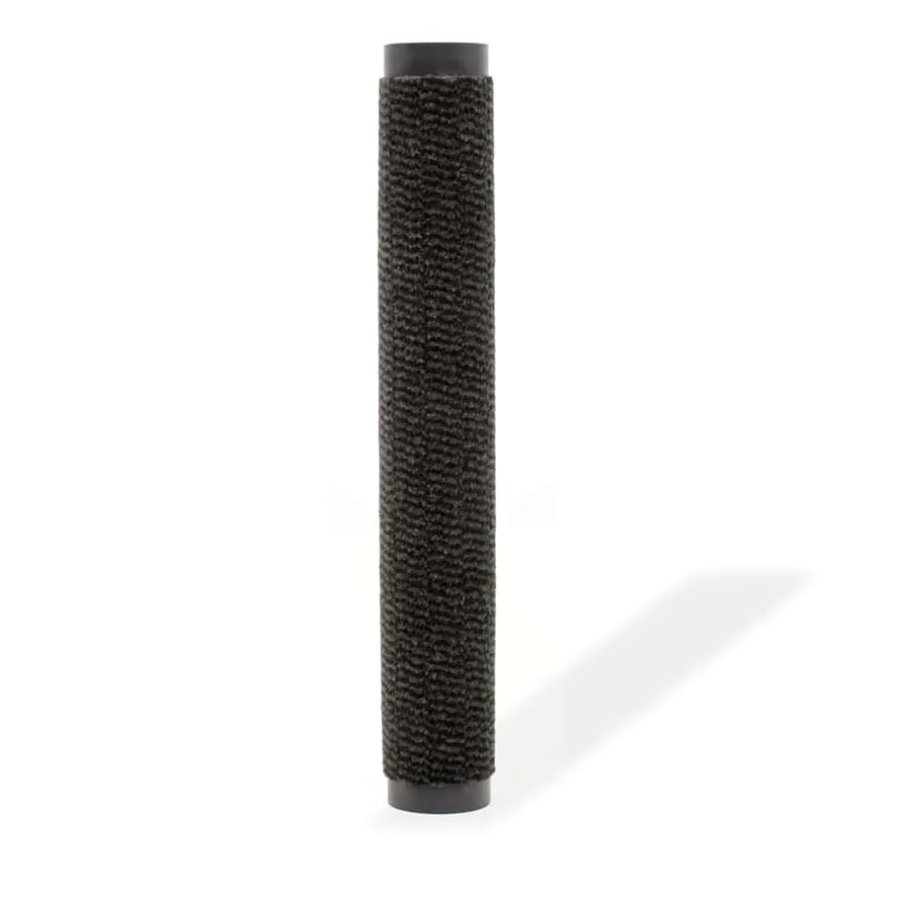 vidaXL Droogloopmat rechthoekig getuft 40x60 cm zwart